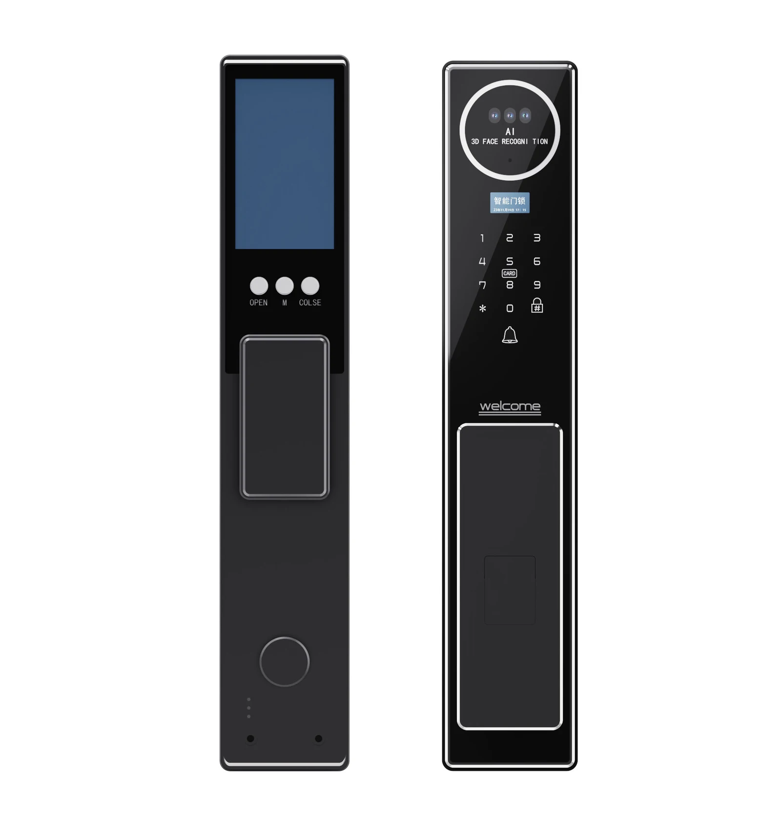 T18 Fully-Automatic Face Recognition and Visible Peephole Smart Lock - product view 2