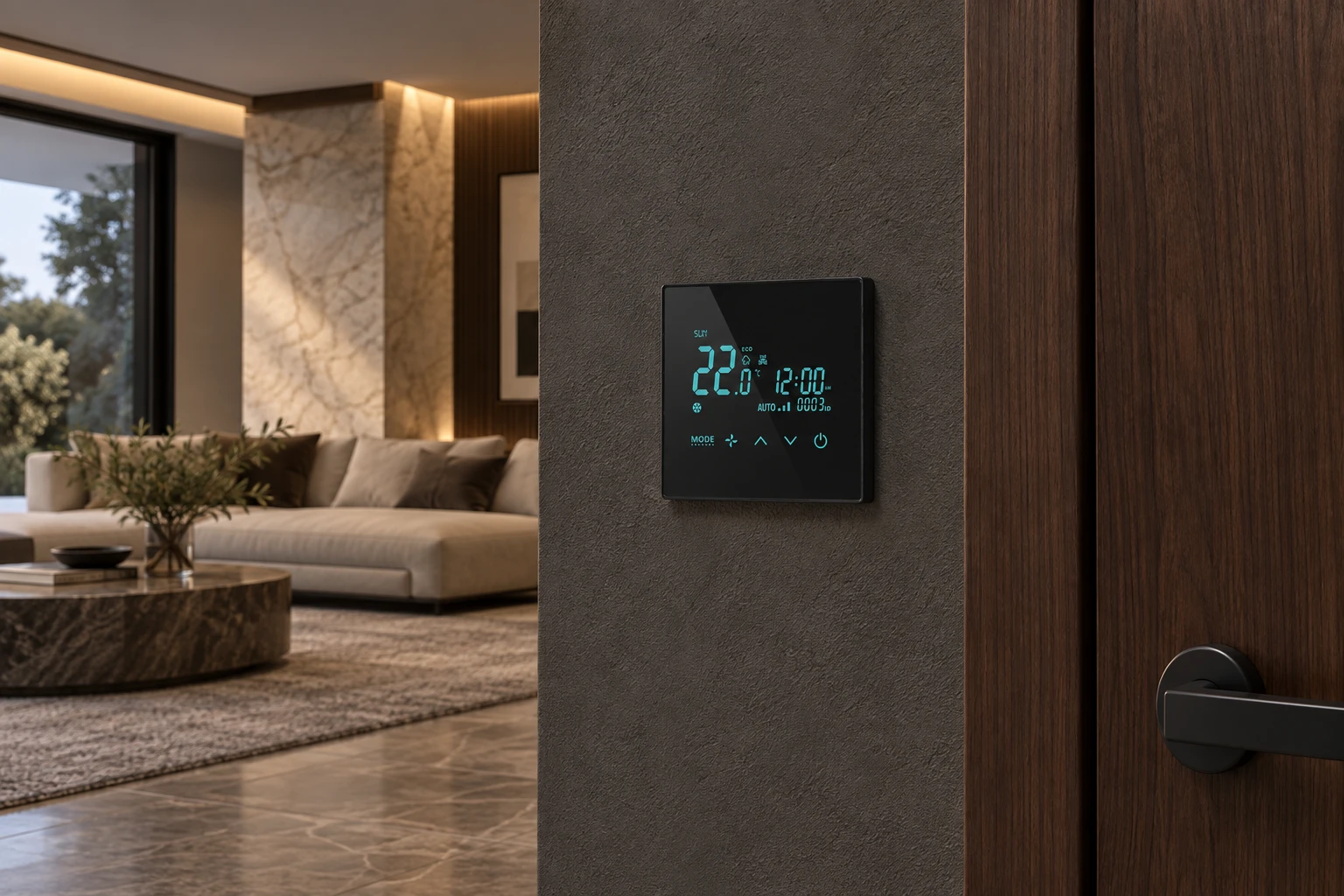 Illustrative application scene based on The Third Generation SBUS Smart HVAC Switch
