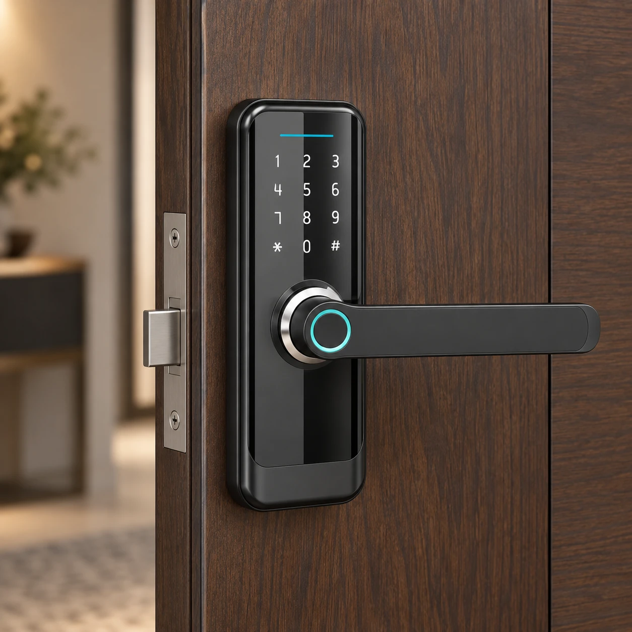 Illustrative installation scene based on NO.9 Indoor-Apartment Smart Lock