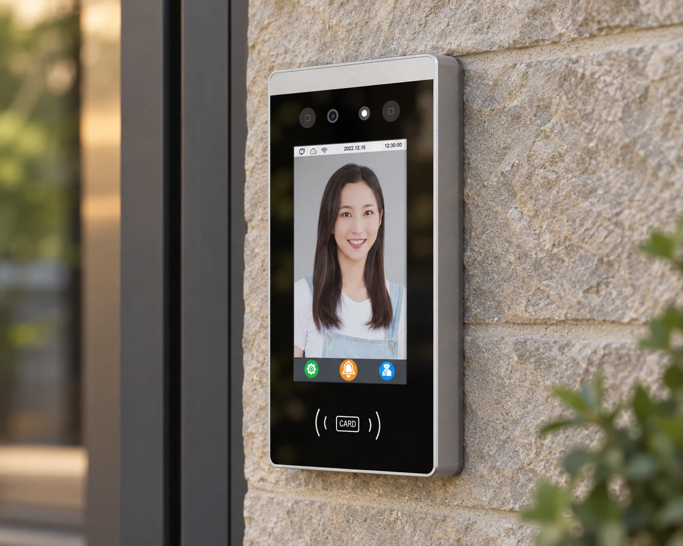 Illustrative installation scene based on 5-inch RT Digital Door Station With Touch Screen