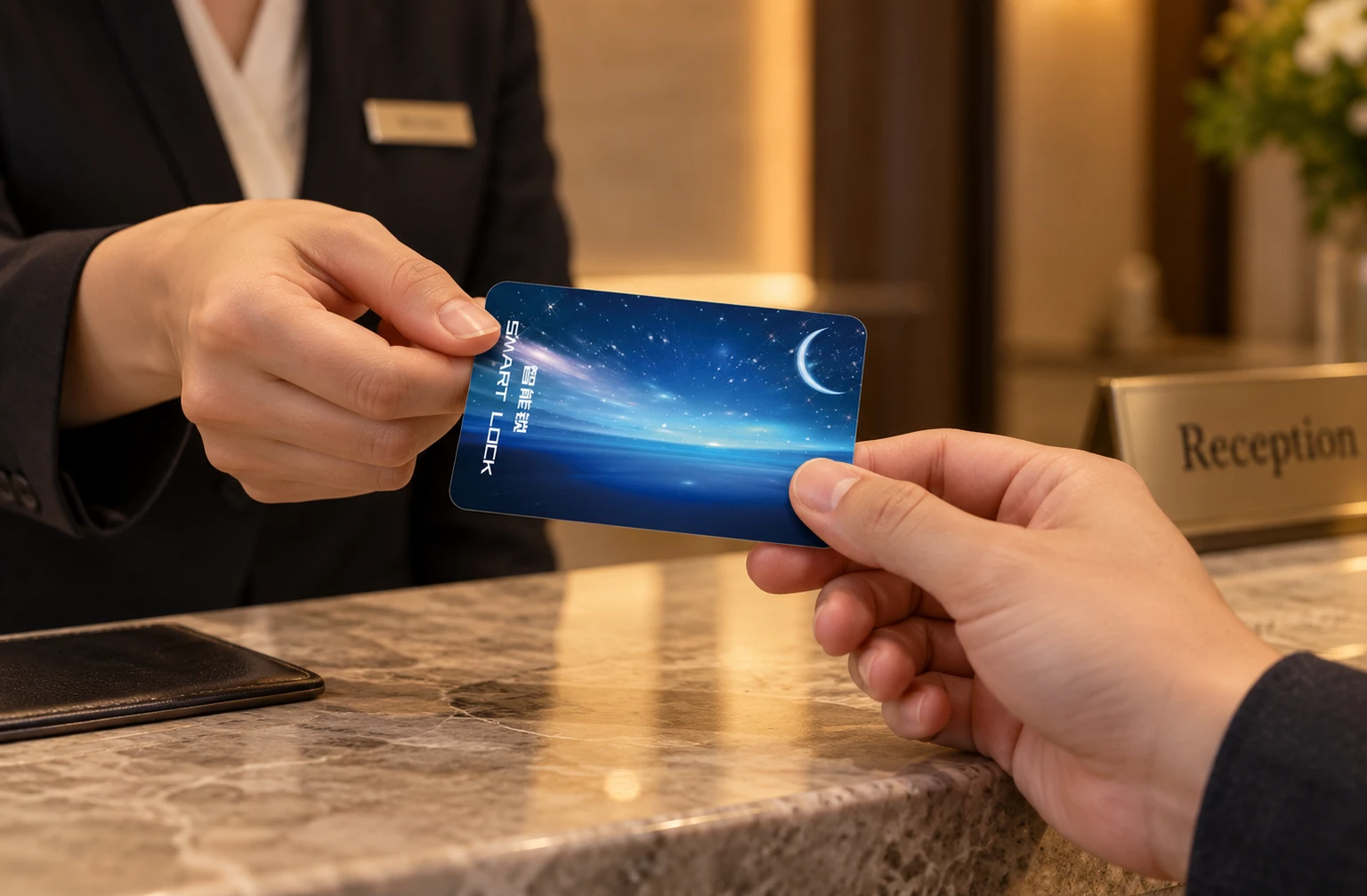 Illustrative daily-use scene based on Hotel Lock Card