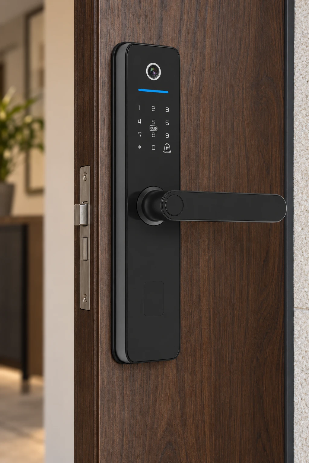 Illustrative installation scene based on A5 Indoor-Apartment Smart Door Lock