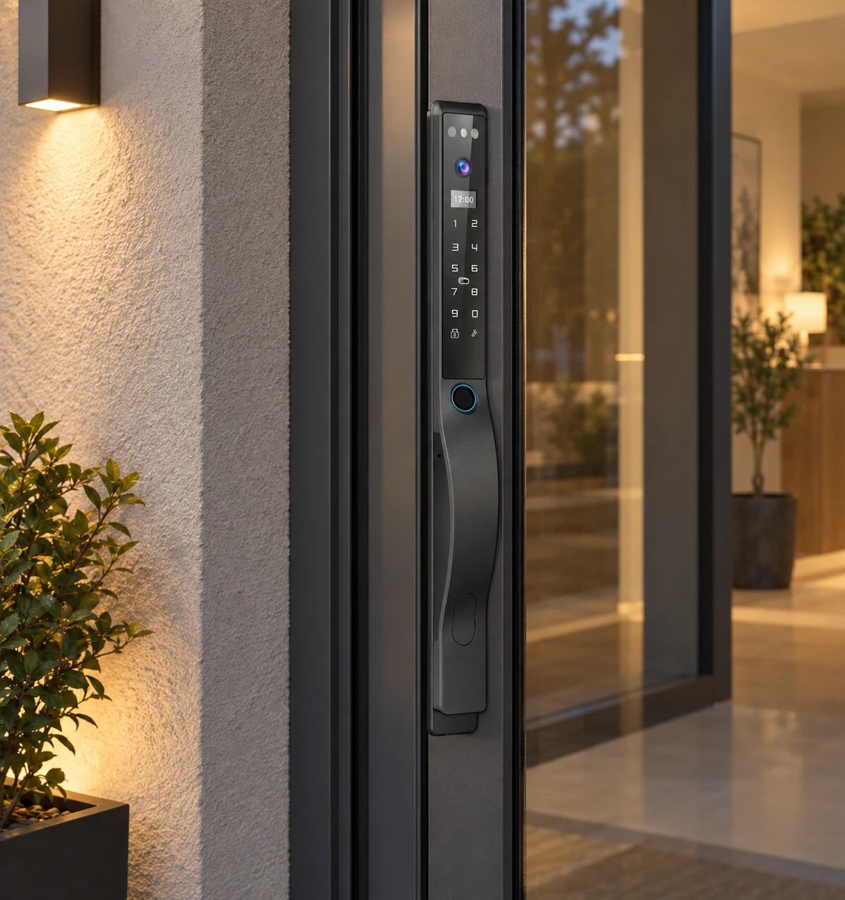 Illustrative daily-use scene based on LX6 Automatic Narrow Frame Smart Lock