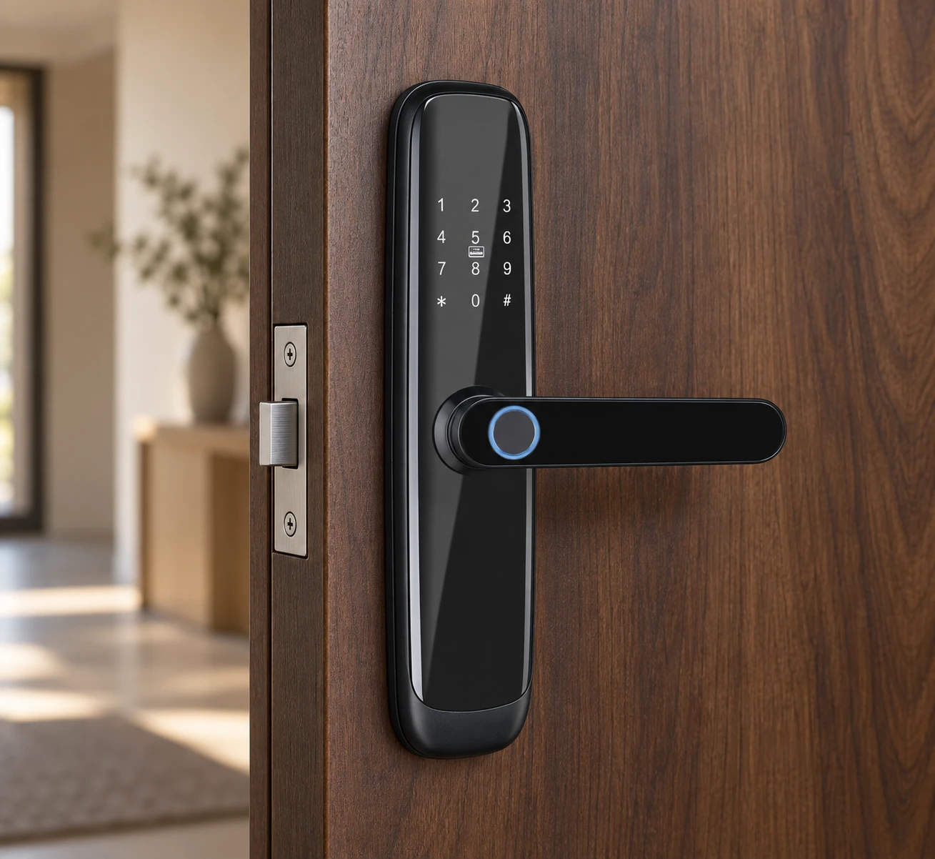 Illustrative installation scene based on NO.2 Indoor-Apartment Smart Lock