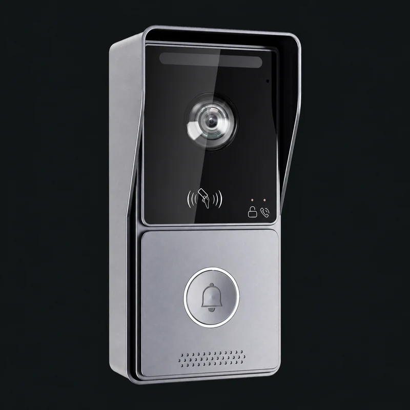 2-wire Smart Video Villa Intercom: charcoal studio visualization based on the original manufacturer reference