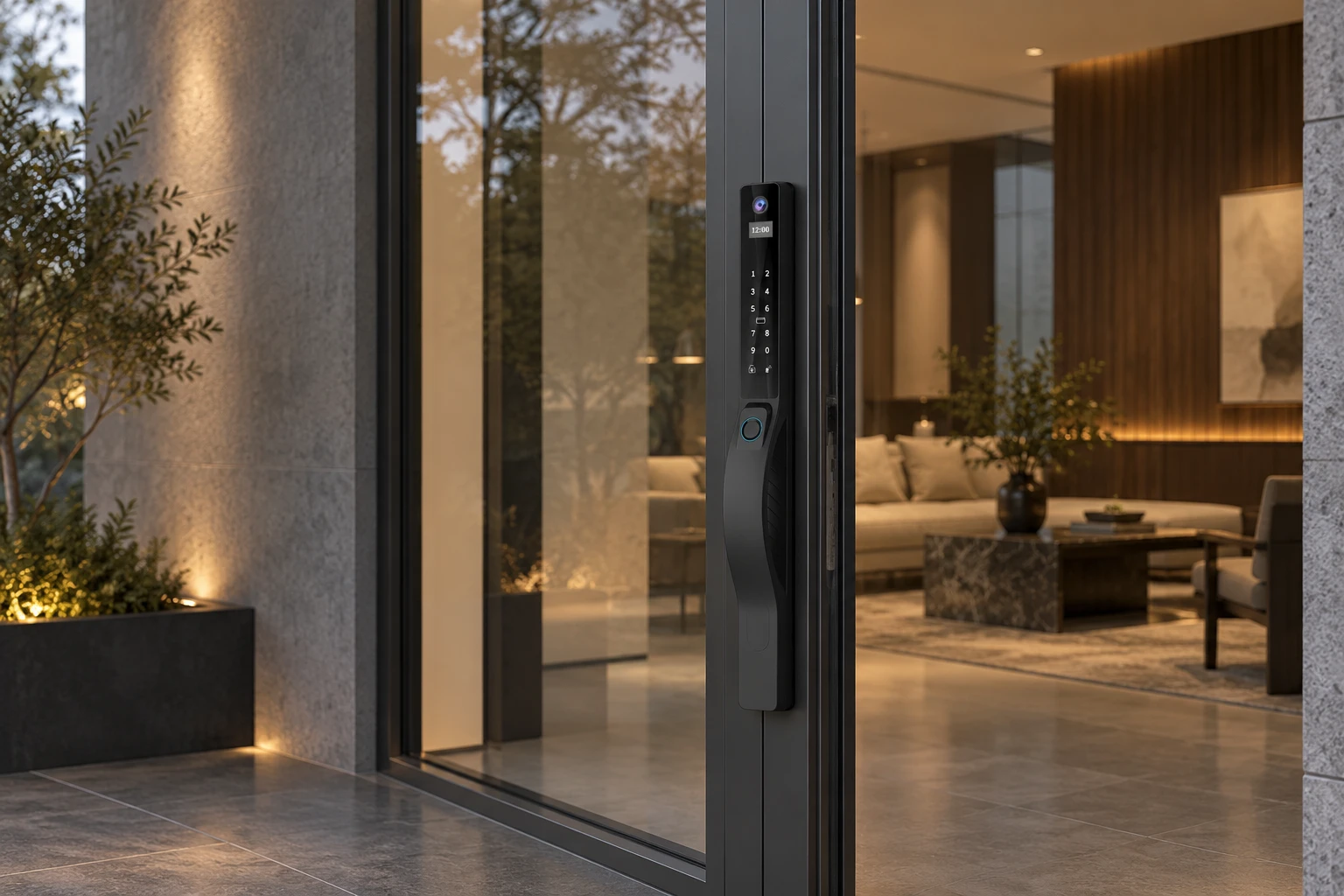 Illustrative application scene based on L1 Automatic Narrow Frame Smart Lock