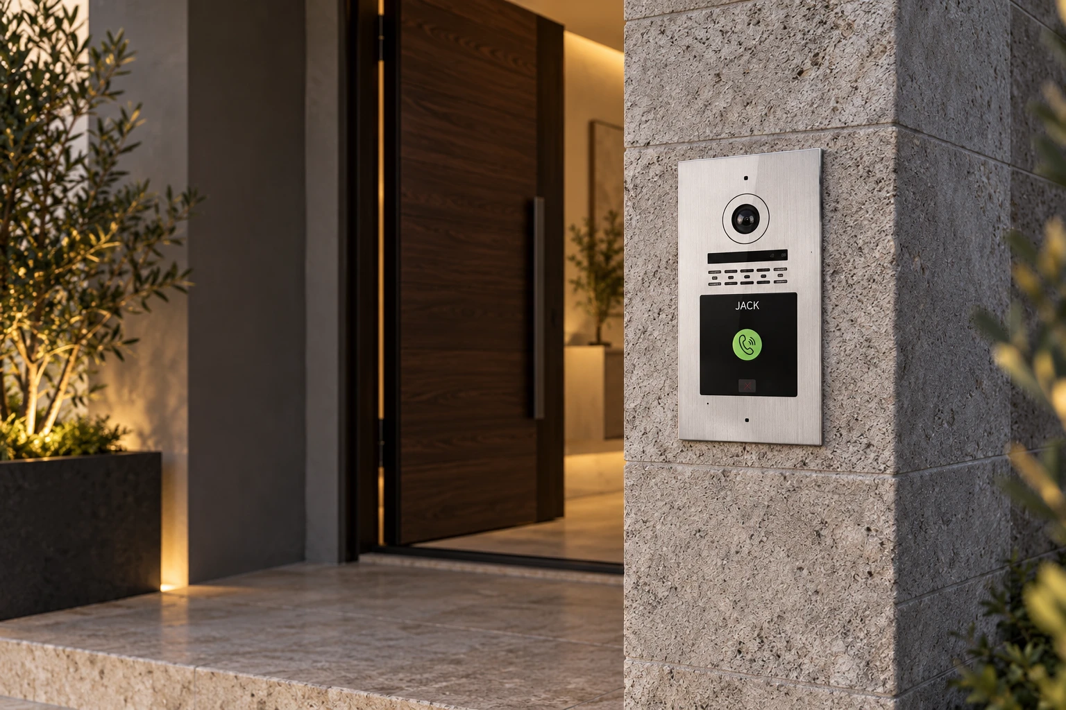 Illustrative application scene based on 2 Wire IP Video Intercom System