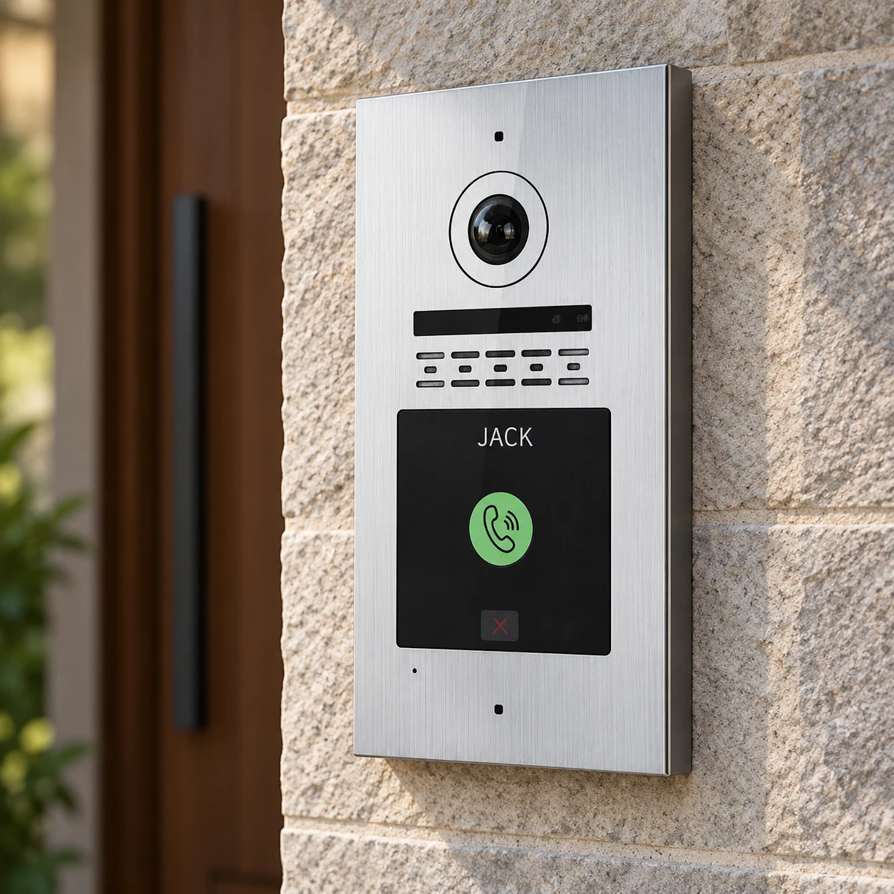 Illustrative installation scene based on 2 Wire IP Video Intercom System