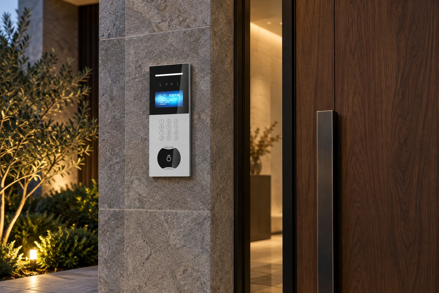 Illustrative application scene based on 4.3 Inch Digital Display Door Station