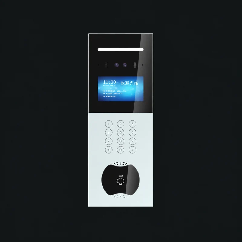 4.3 Inch Digital Display Door Station: charcoal studio visualization based on the original manufacturer reference