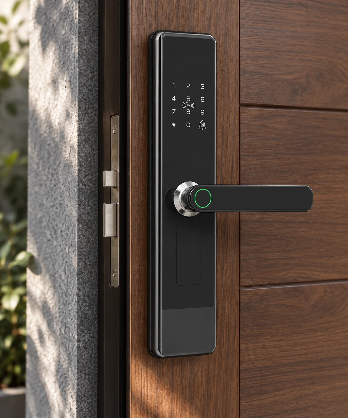 Illustrative installation scene based on T5 Semi-Automatic Smart Fingerprint Door