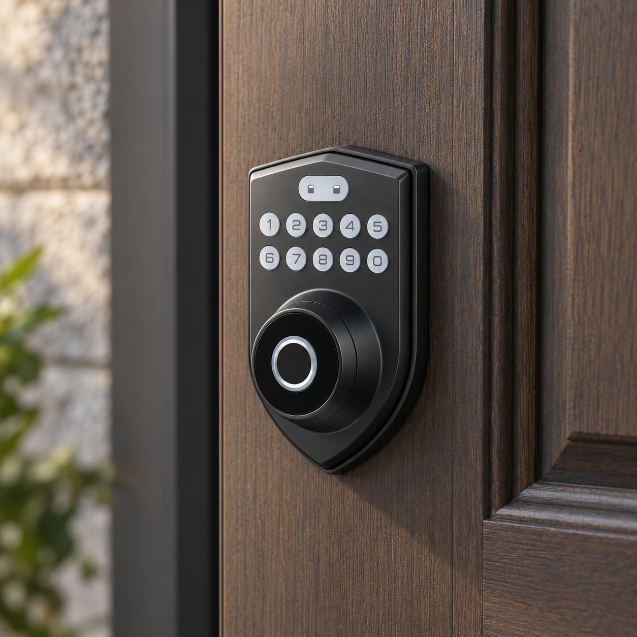 Illustrative installation scene based on 105ZM American Standard Smart Deadbolt Lock