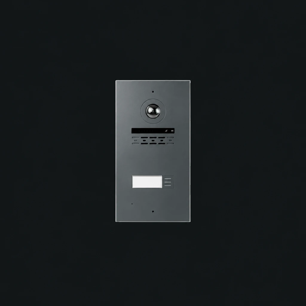 2-Wire Direct Call Outdoor Station: charcoal studio visualization based on the original manufacturer reference