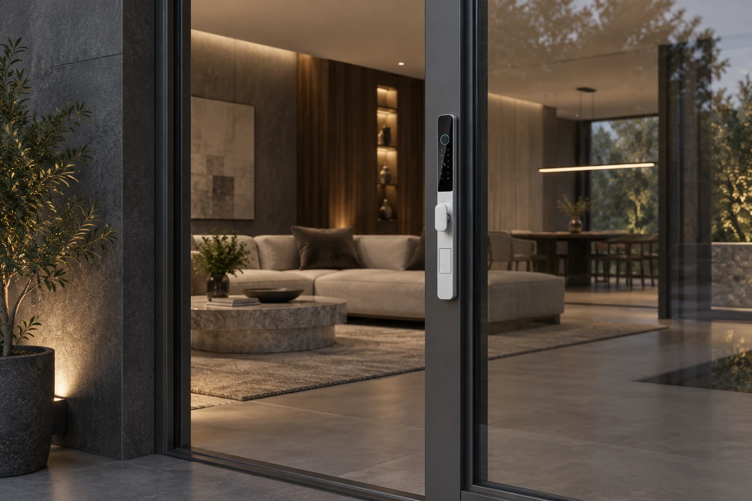 Illustrative application scene based on D02 Narrow Frame Smart Lock