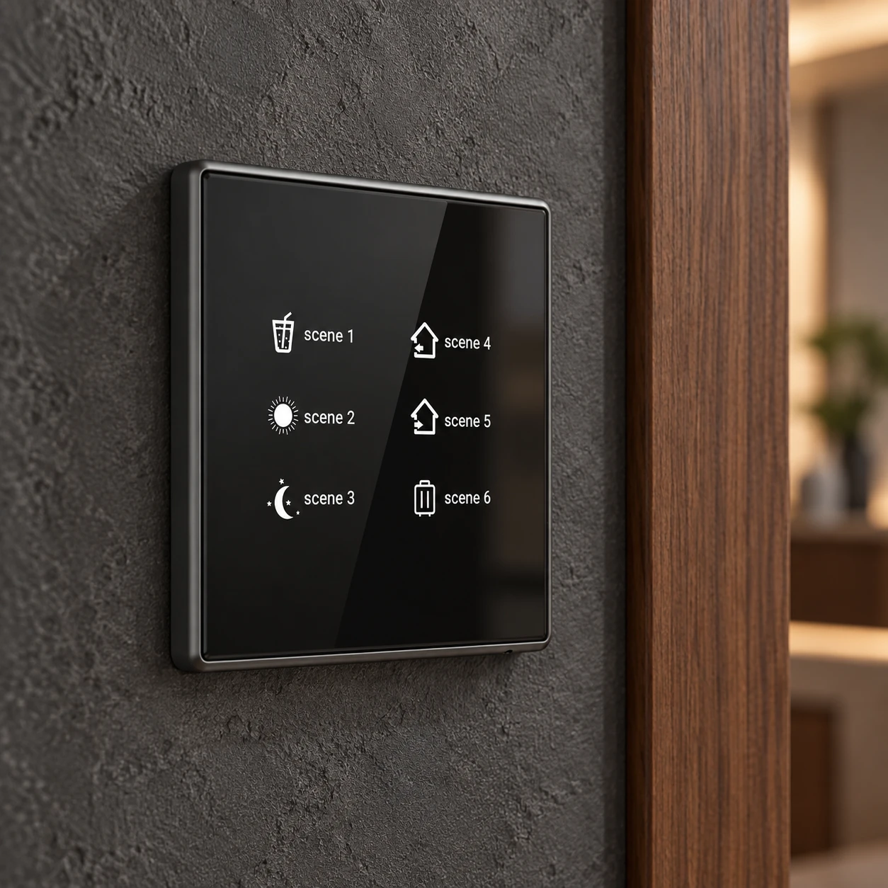 Illustrative installation scene based on 3rd Gen CLASSIC Series Smart Switch