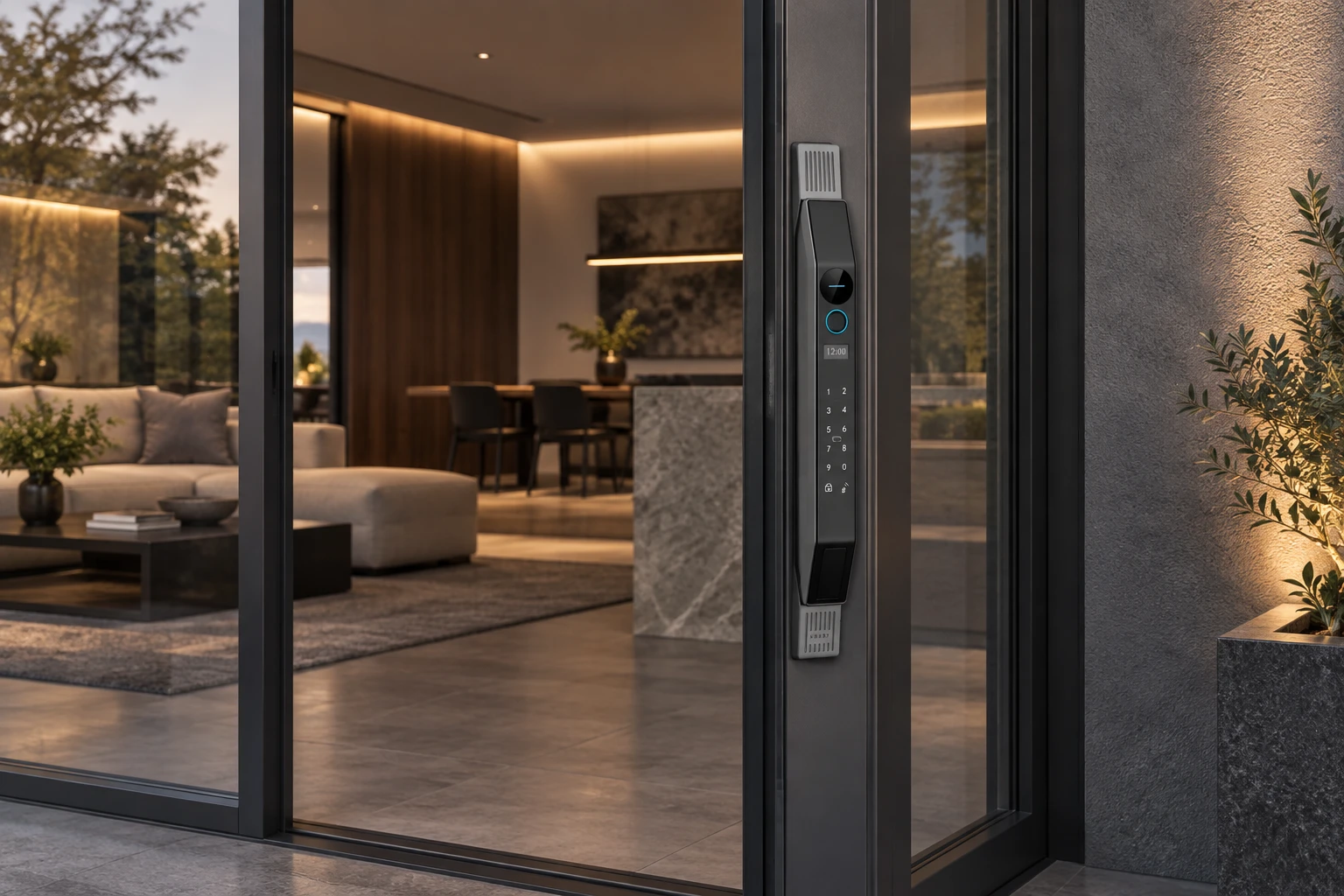 Illustrative application scene based on L2 Automatic Narrow Frame Smart Lock
