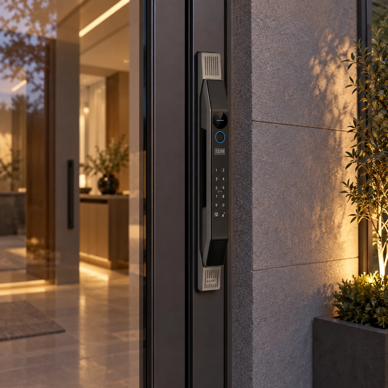 Illustrative daily-use scene based on L2 Automatic Narrow Frame Smart Lock