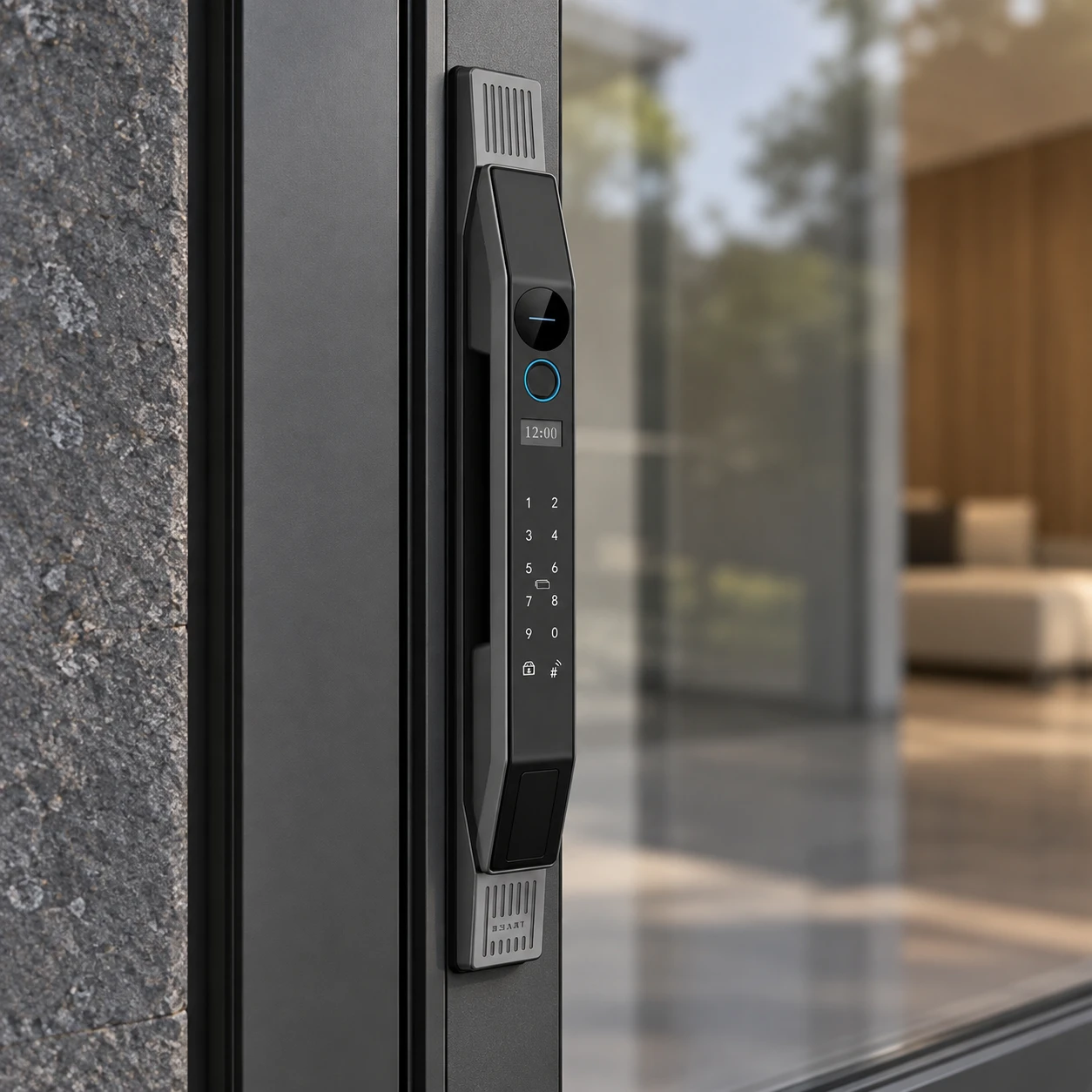 Illustrative installation scene based on L2 Automatic Narrow Frame Smart Lock