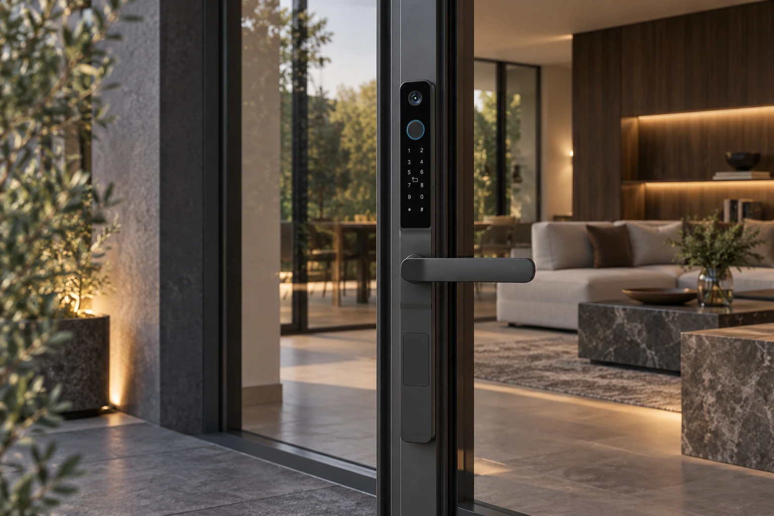 Illustrative application scene based on D01 Narrow Frame Smart Lock